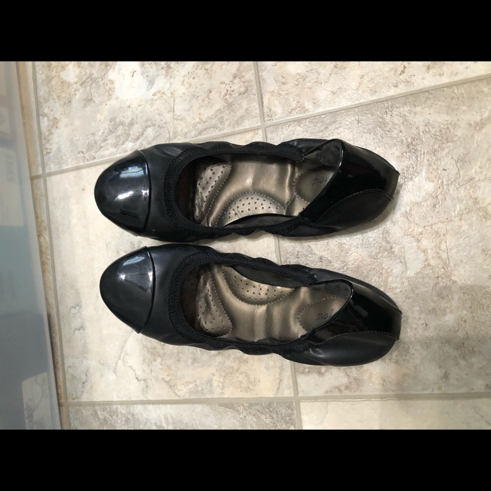 Black slip ons